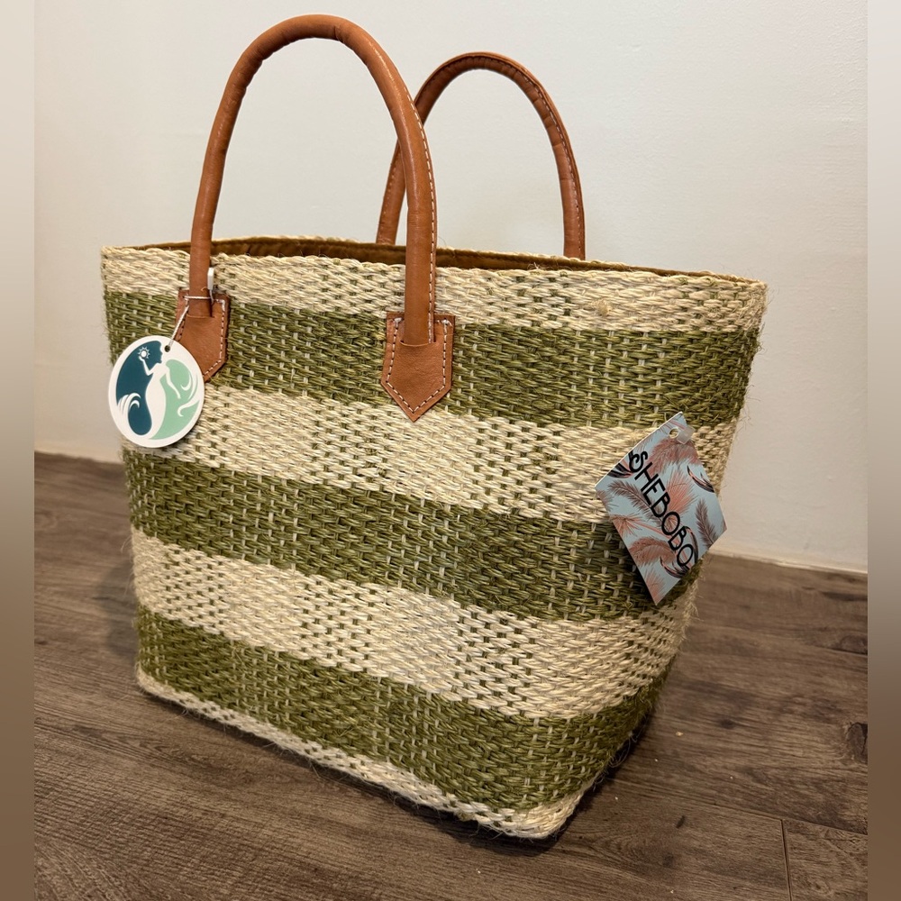 SHEBOBO Newport Gingham Basket Bag